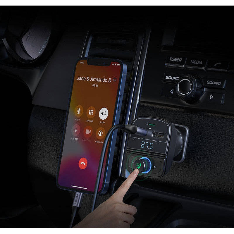 CD229 ЗАРЯДНО УСТРОЙСТВО ЗА КОЛА/FM ТРАНСМИТЕР/BLUETOOTH UGREEN