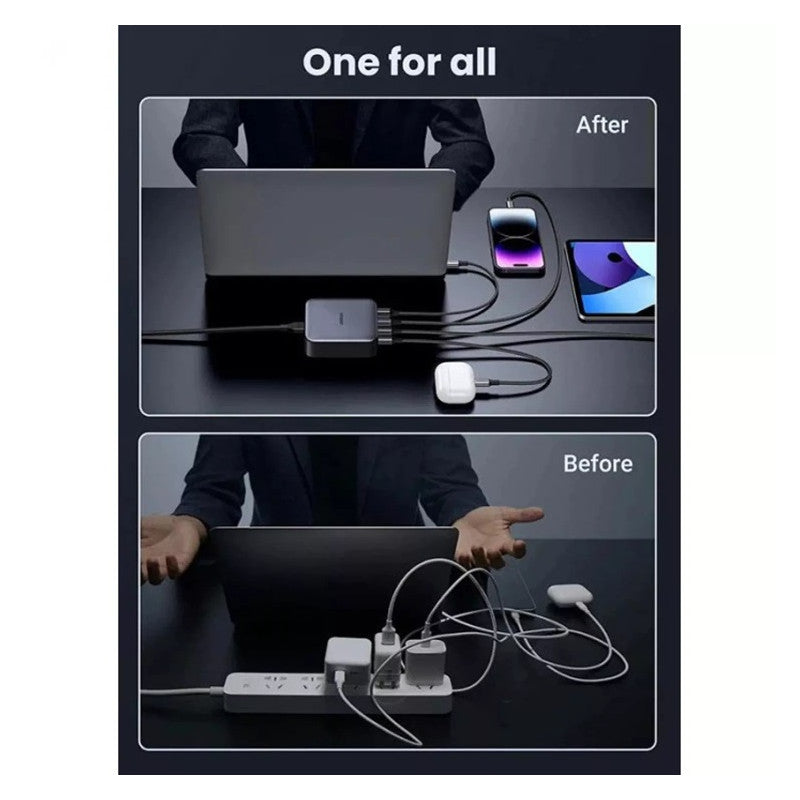 CD328 DESK ЗАРЯДНО 220V 3xUSB-C,1xUSB-A,100W UGREEN