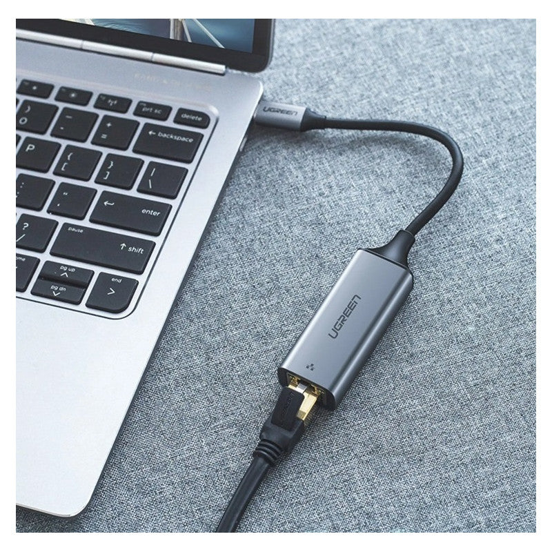 ИНТЕРНЕТ АДАПТЕР USB-C/RJ45 CM199 UGREEN - МЕТАЛ