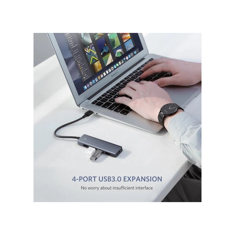 ХЪБ 4xUSB3.0 A 1xUSB-C POWER SUPPLY CМ219 UGREEN