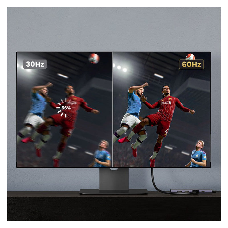 МУЛТИФУНКЦИОНАЛЕН АДАПТЕР 6in1 HDMI/USB A/SD+PD CM51 UGREEN1