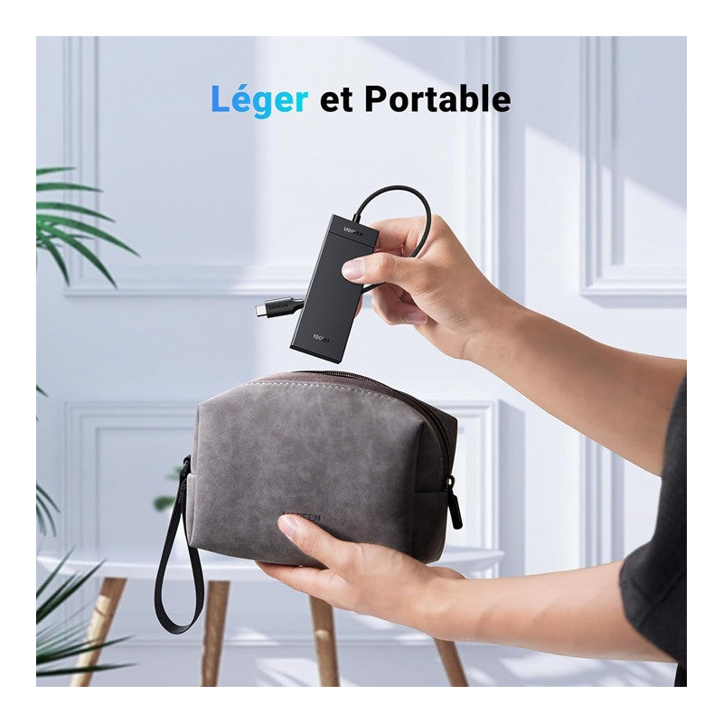 ХЪБ 2xUSB3.0A,2xUSB-C 3.2,INPUT USB-C CМ806 UGREEN