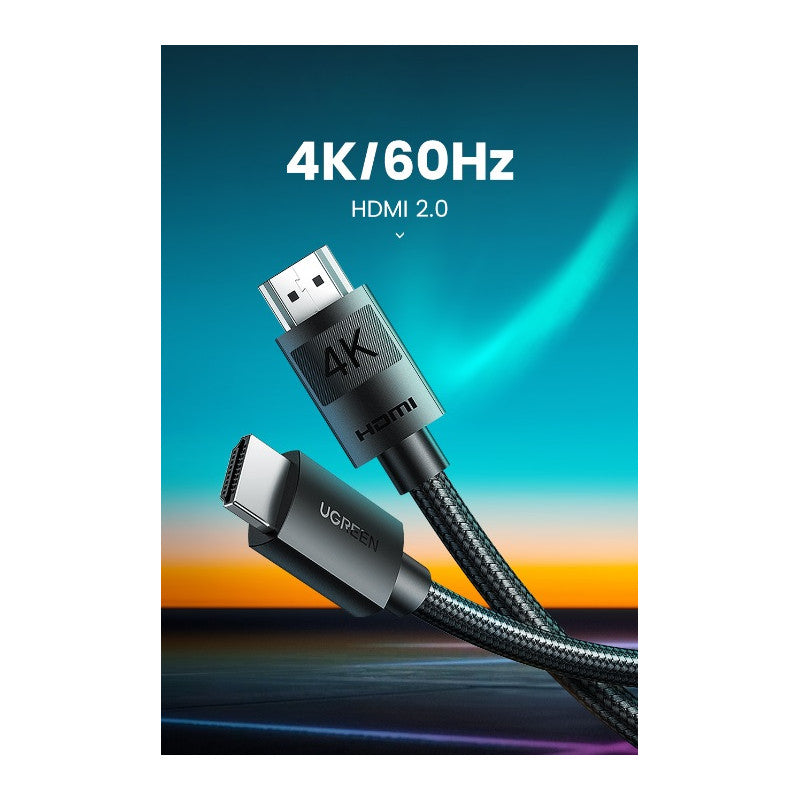 КАБЕЛ 4K HDMI/HDMI ПЛЕТЕН С ДЪЛЖИНА 2m HD119 UGREEN