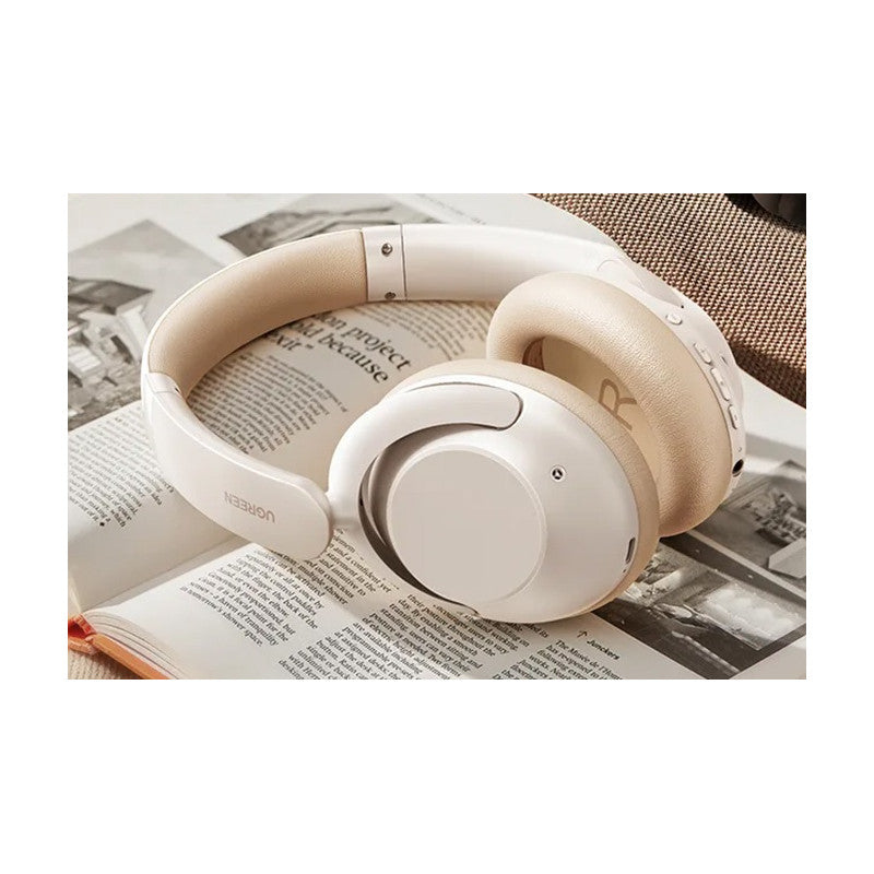 BLUETOOTH СЛУШАЛКИ Max5 ANC HP202 UGREEN - БЯЛ