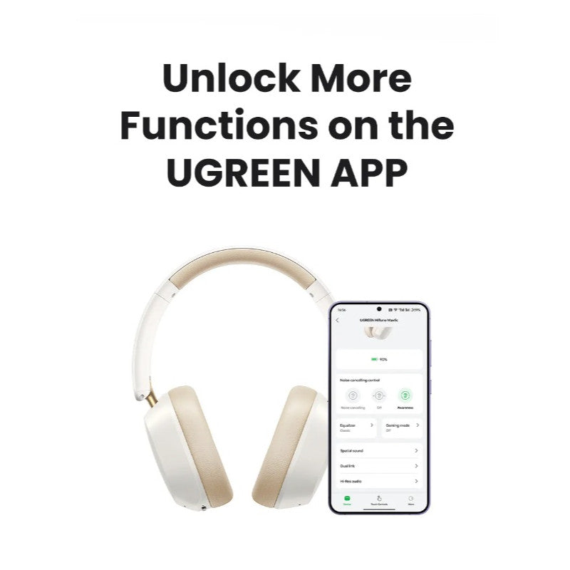 Безжични слушалки Ugreen HP203 HiTune Max5c, бял - UG35758