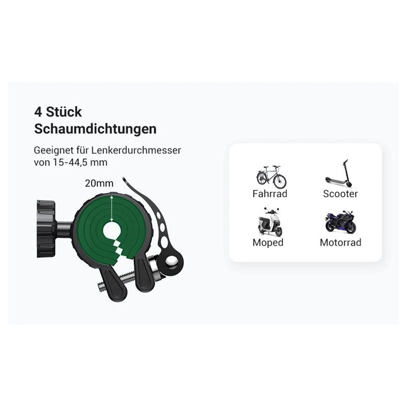 СТОЙКА ЗА ТЕЛЕФОН ЗА КОЛЕЛО LP494 UGREEN