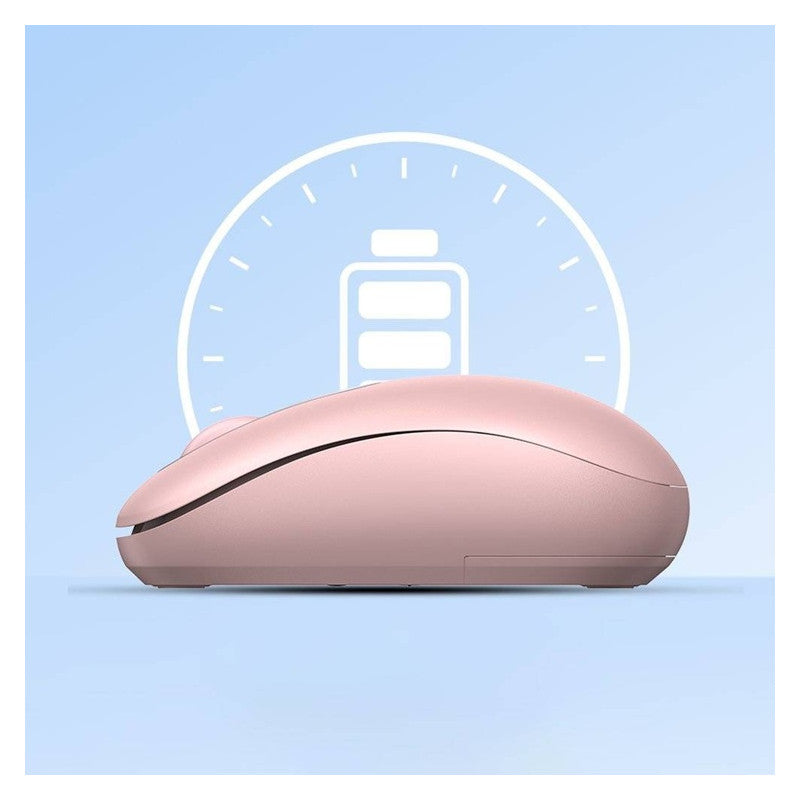 БЕЗЖИЧНА КОМПЮТЪРНА МИШКА 2400 dpi МU105 UGREEN - CHERRY PINK