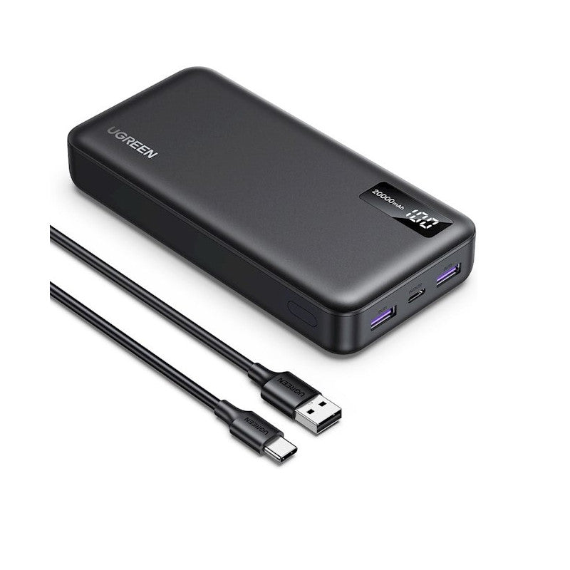 POWER BANK( Портативна батерия) PB312 20 000mAh PD 22.5W UGREEN - ЧЕРЕН