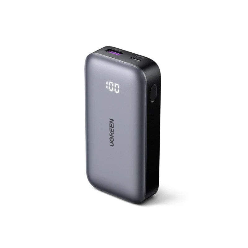 POWER BANK 10 000mAh, 30W, MINI PB502 UGREEN - СИВ