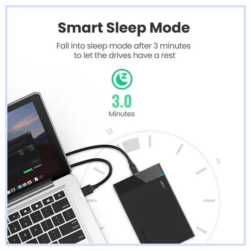 КУТИЯ ЗА HDD/SSD 2.5 С USB-C ПОРТ UGREEN