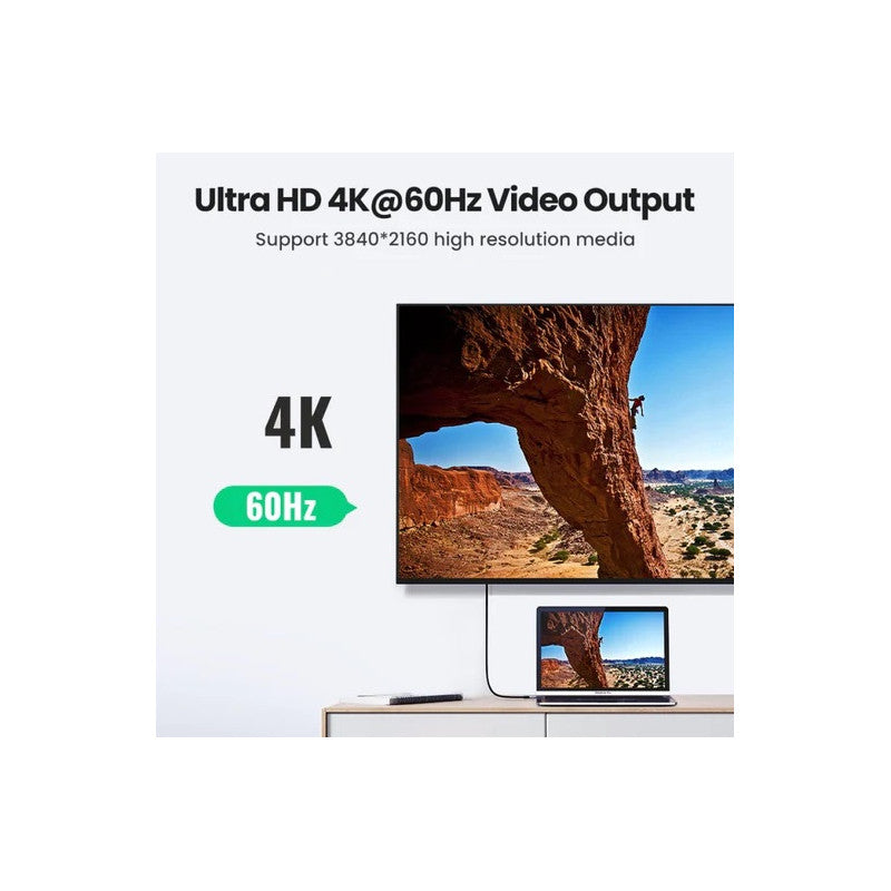 ПЛЕТЕН КАБЕЛ USB-C/USB-C 3.2 Gen2 5А US355 UGREEN