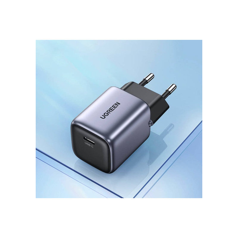 ЗАРЯДНО 220V 1xUSB-C,GaN, 20W, PD, NEXODE UGREEN