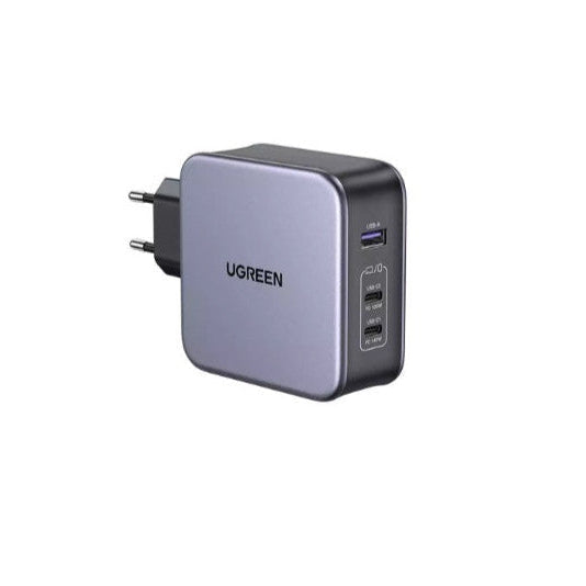 ЗАРЯДНО 220V 2xUSB-C,1xUSB A,GaN,140W,NEXOD UGREEN