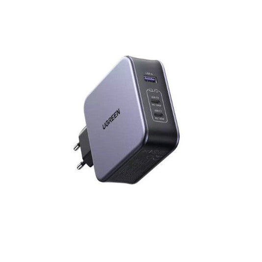 ЗАРЯДНО 220V 2xUSB-C,1xUSB A,GaN,140W,NEXOD UGREEN