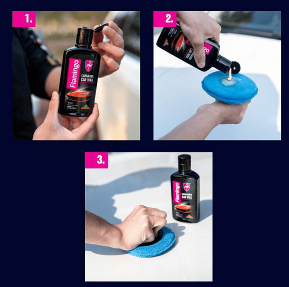 Паста вакса за полиране и защита на боята Flamingo