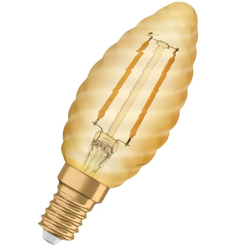 LED ЛАМПА VINTAGE 1906 LED CL BW FIL GOLD 13/1,4W/825 E14 LEDVANCE
