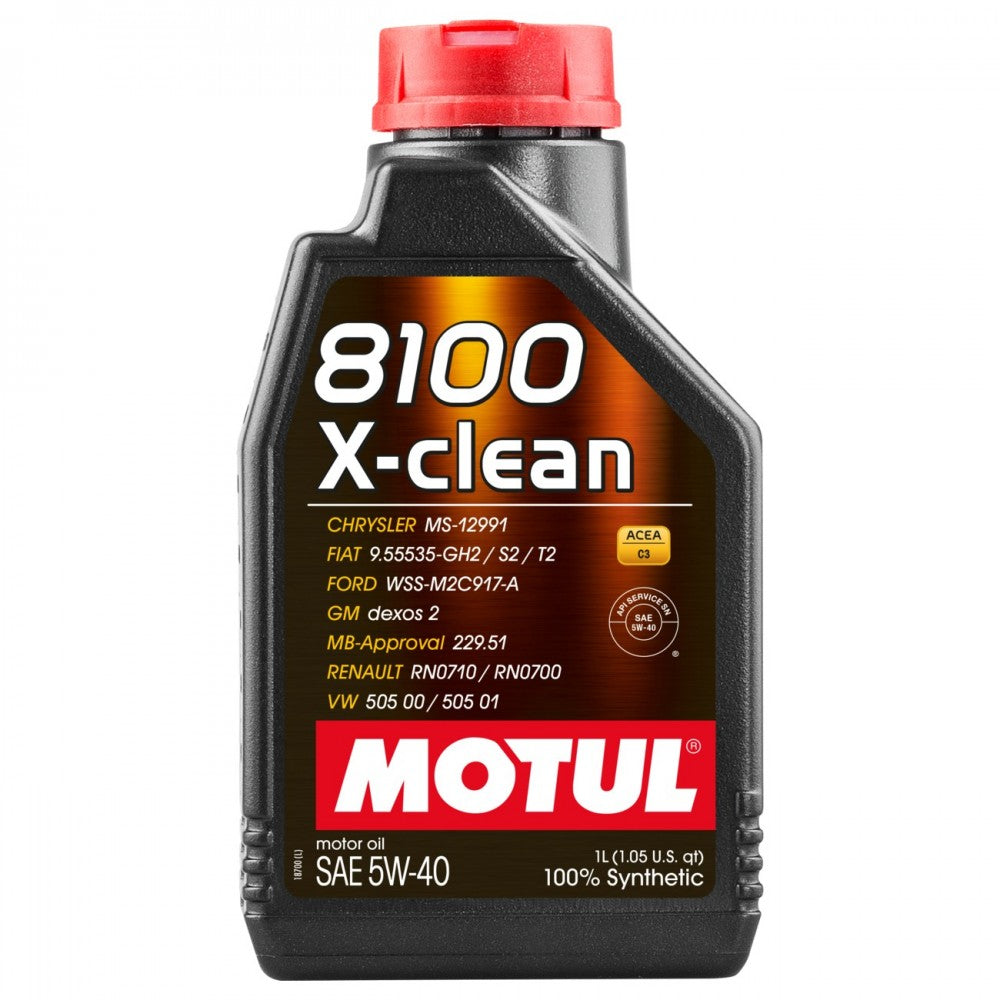 Моторно Масло MOTUL 8100 X-CLEAN 5W40 1L