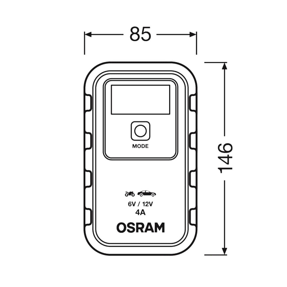 ИНТЕЛИГЕНТНО ЗАРЯДНО УСТРОЙСТВО ЗА АКУМУЛАТОР OEBCS904 BATTERY CHARGE OSRAM