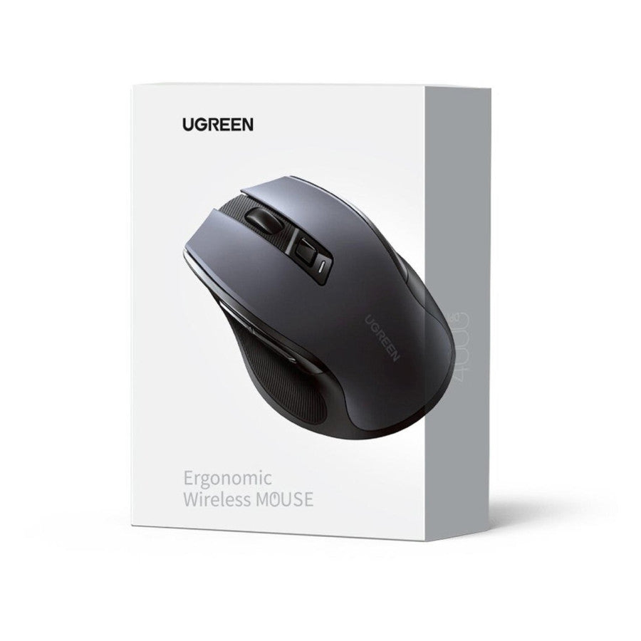 БЕЗЖИЧНА МИШКА М006 4000 dpi UGREEN - ЧЕРЕН