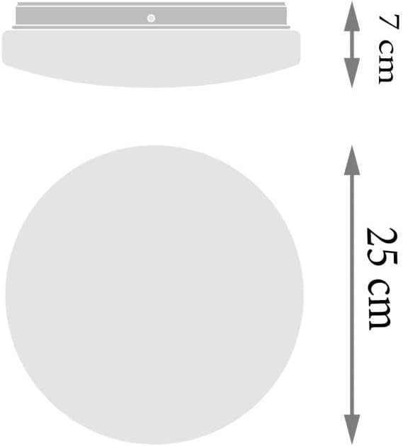 Плафон за баня LED Ledvance, 18W, Със сензор за движение и звук, 1350 лумена
