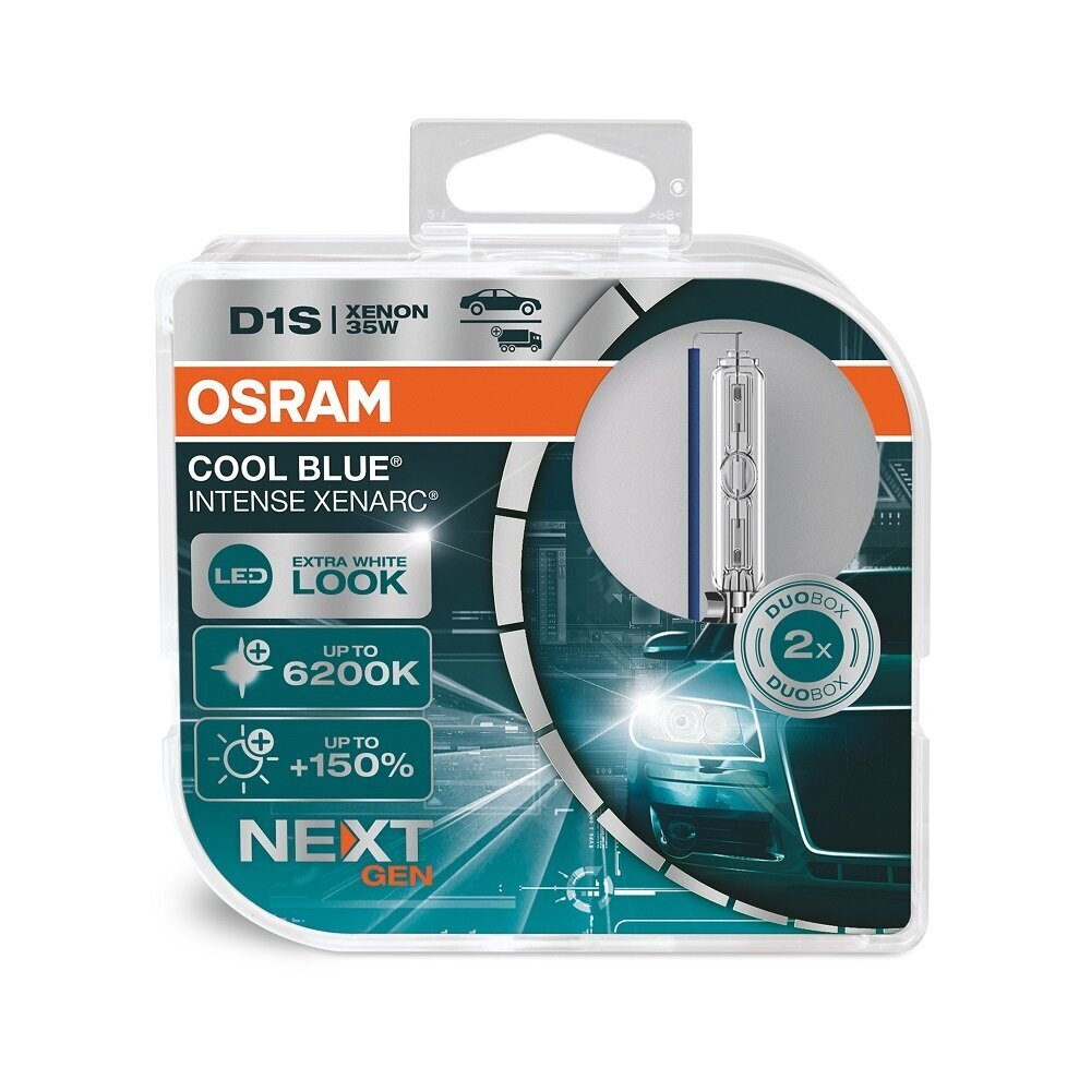 OSRAM COOL BLUE INTENSE NEXT GENERATION D1S 66140CBN – Комплект от 2 броя
