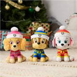 Музикално празнично плюшено кученце Пес Патрул PAW Patrol – Пееща мека играчка с коледни песнички и празнично облекло (20 см)