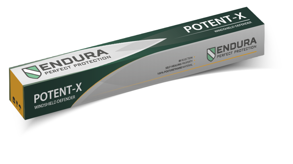 Endura Potent-X, Професионално фолио за автомобилни стъкла 1 година гаранция - 1.52 x 15 m (110лв/m)