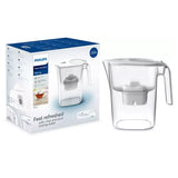 ФИЛТРИРАЩА КАНА ЗА ВОДА AWP2936WHT 3Л С ТАЙМЕР PHILIPS - БЯЛ