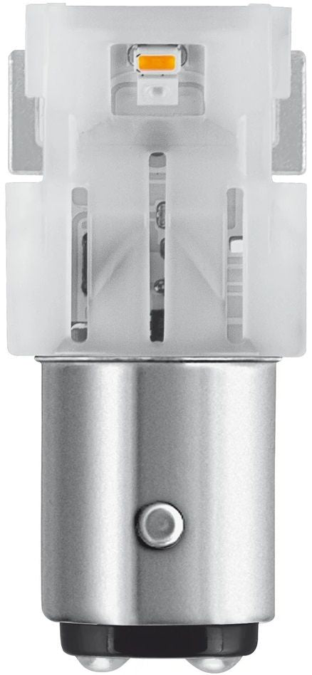 АВТОМОБИЛНА LED ЛАМПА 7506DYP-02B 12V P21W ОРАНЖЕВ 1,3W BA15S OSRAM
