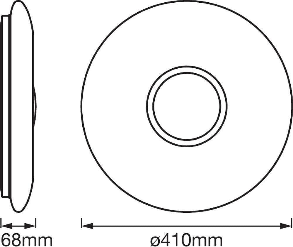 LED ПЛАФОН SMART+ORBIS CEILING KITE WIFI TW 410mm 2500lm WT SMART LEDVANCE