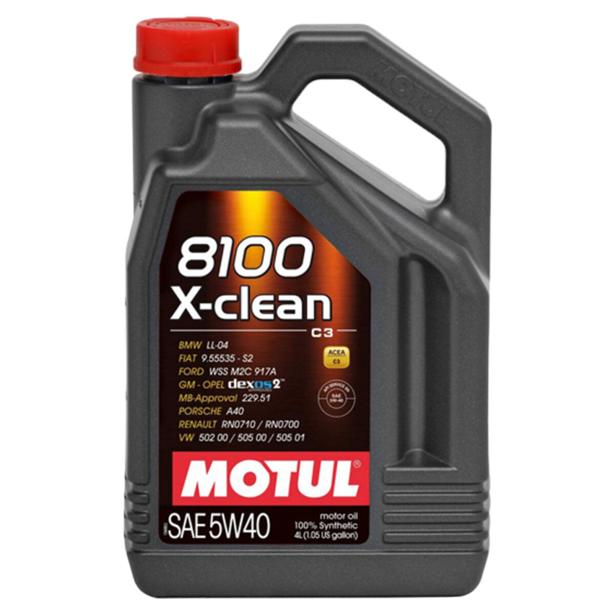 Моторно Масло MOTUL 8100 X-CLEAN 5W40 5L