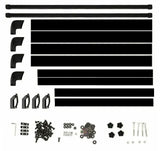 Багажник за покрив  (127 х 96 см) - Черен