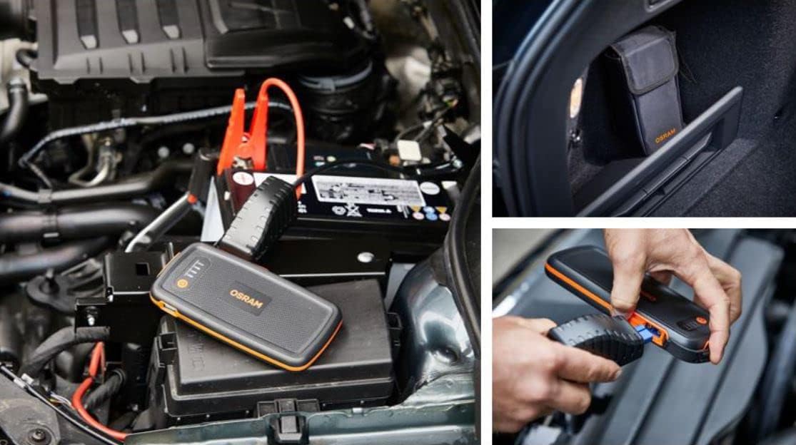 СТАРТИРАЩО ЗАРЯДНО ДЖЪМП СТАРТЕР OBSL200 BATTERY START OSRAM 200, OBSL200, 12V, 6000MAH