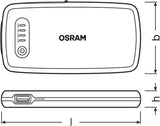 СТАРТИРАЩО ЗАРЯДНО ДЖЪМП СТАРТЕР OBSL200 BATTERY START OSRAM 200, OBSL200, 12V, 6000MAH