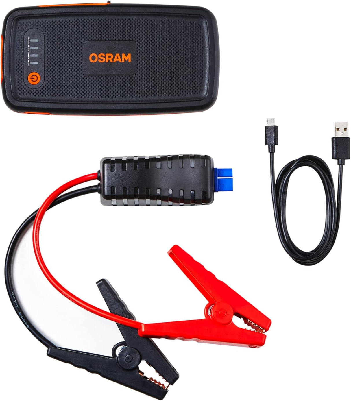 СТАРТИРАЩО ЗАРЯДНО ДЖЪМП СТАРТЕР OBSL200 BATTERY START OSRAM 200, OBSL200, 12V, 6000MAH