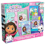 Детски дървен комплект пъзели Zynora Gabby’s Dollhouse: 4-in-1 Progress – Премиум кутия с 4 прогресивни пъзела 72 части с Габи и котенцата (4+ години)
