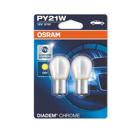 АВТОМОБИЛНА ЛАМПА 7507DC PY21W 12V BAU15S 10XDUOBLISTER OSRAM