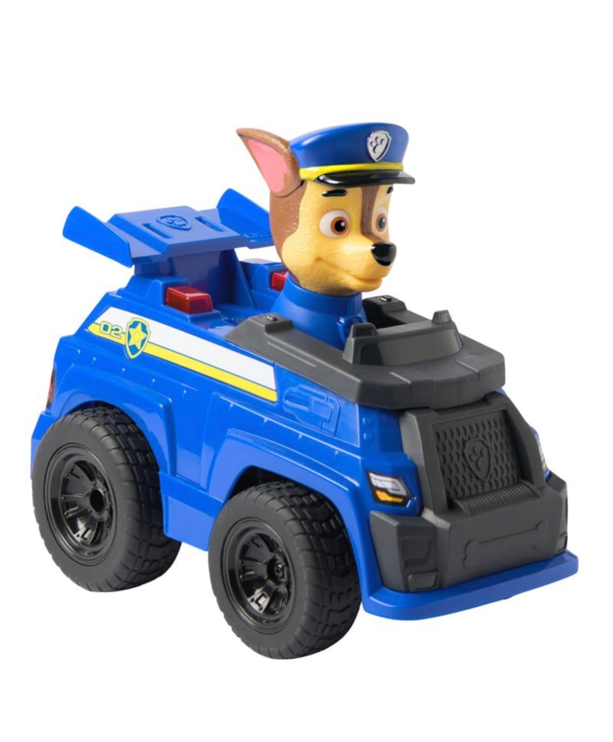 Кола с дистанционно Paw Patrol Chase RC Action Cruiser – Радиоуправляема полицейска патрулка с LED светлини и движеща се фигурка на Чейс, 25 см (3 години +)