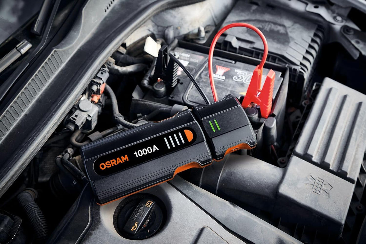 СТАРТЕР С ПОМПА И ФЕНЕР 5IN1 OJS020TI BATTERY START+INFLATE 1000TI OSRAM