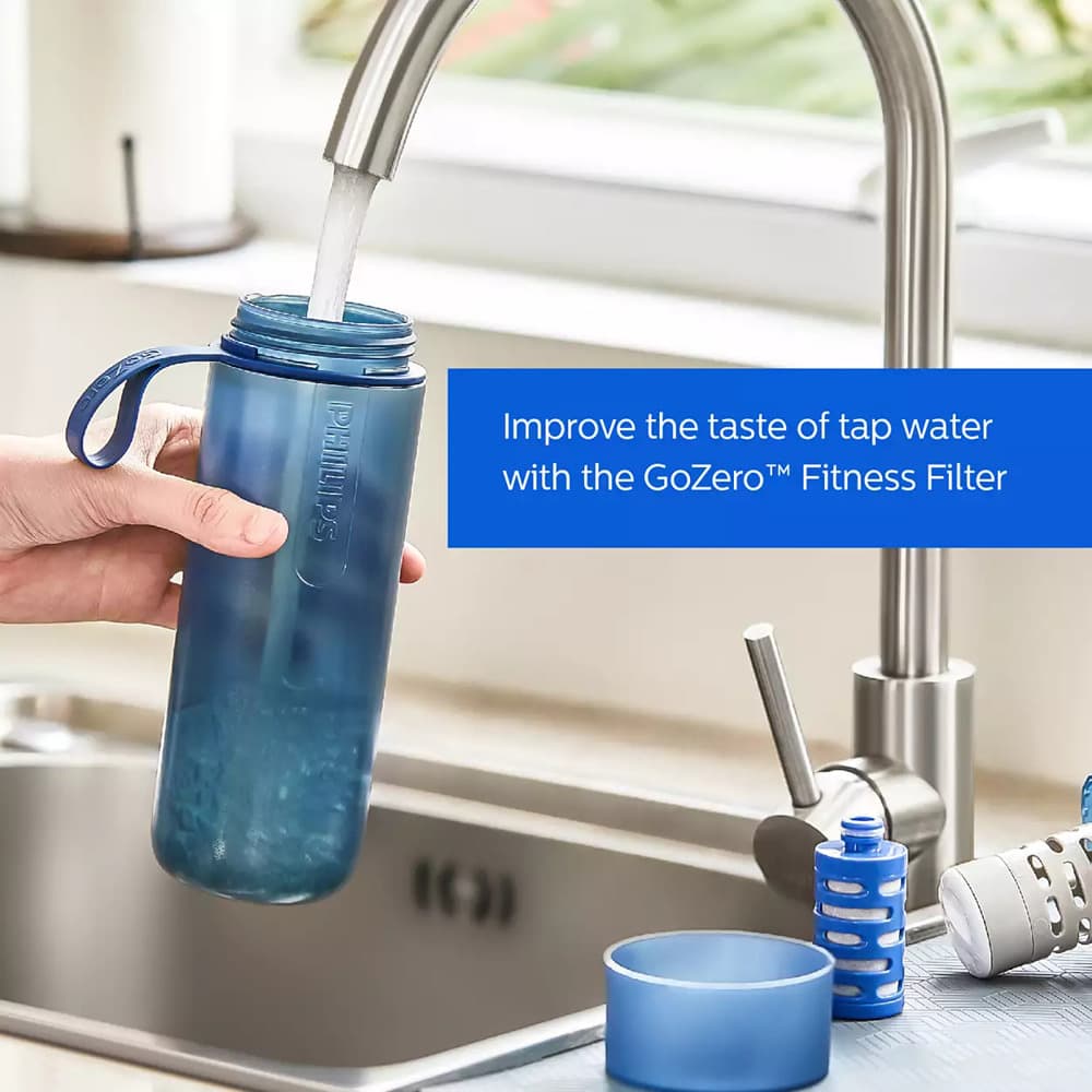 ФИЛТРИРАЩА БУТИЛКА Go Zero, PHILIPS - СИН