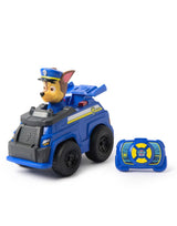 Кола с дистанционно Paw Patrol Chase RC Action Cruiser – Радиоуправляема полицейска патрулка с LED светлини и движеща се фигурка на Чейс, 25 см (3 години +)