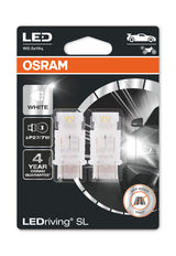 АВТОМОБИЛНА LED ЛАМПА 3157DWP-02B P27/7W 6000K 1,7W 12V W2.5X16Q OSRAM