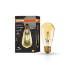 LED ЛАМПА VINTAGE 1906 LED DIM CL EDISON GOLD55 6,5W/824 E27 LEDVANCE