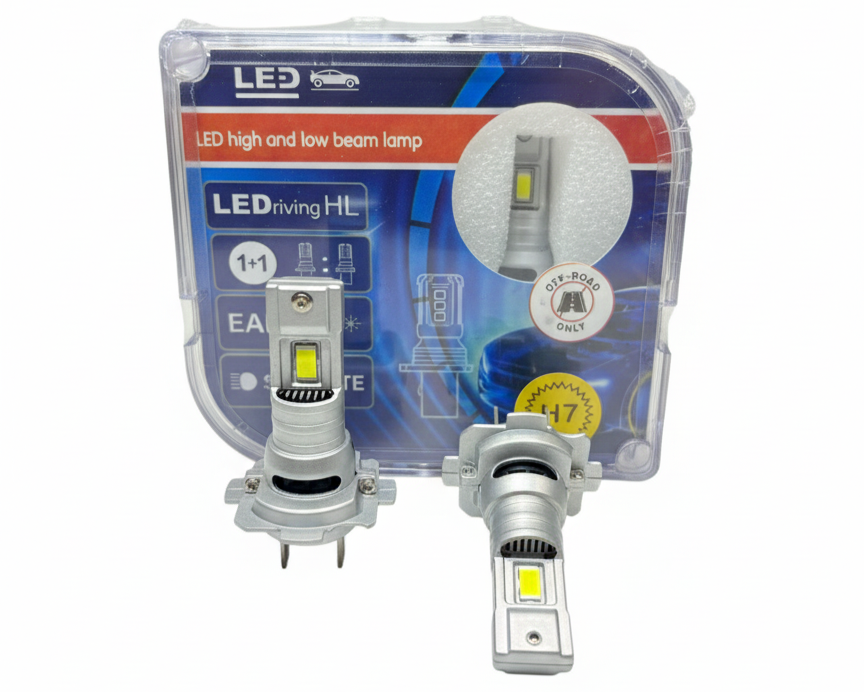 Комплект лед крушки H7 36W 36000Lm 6000K DC 9-36V Plug&Play M7 BEAMLIX 2Бр
