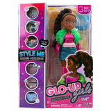 Модна кукла Raya Toys GLO-UP Girls (All Out Kenzie) – Творчески салон с магически грим, кристали и над 15 аксесоара