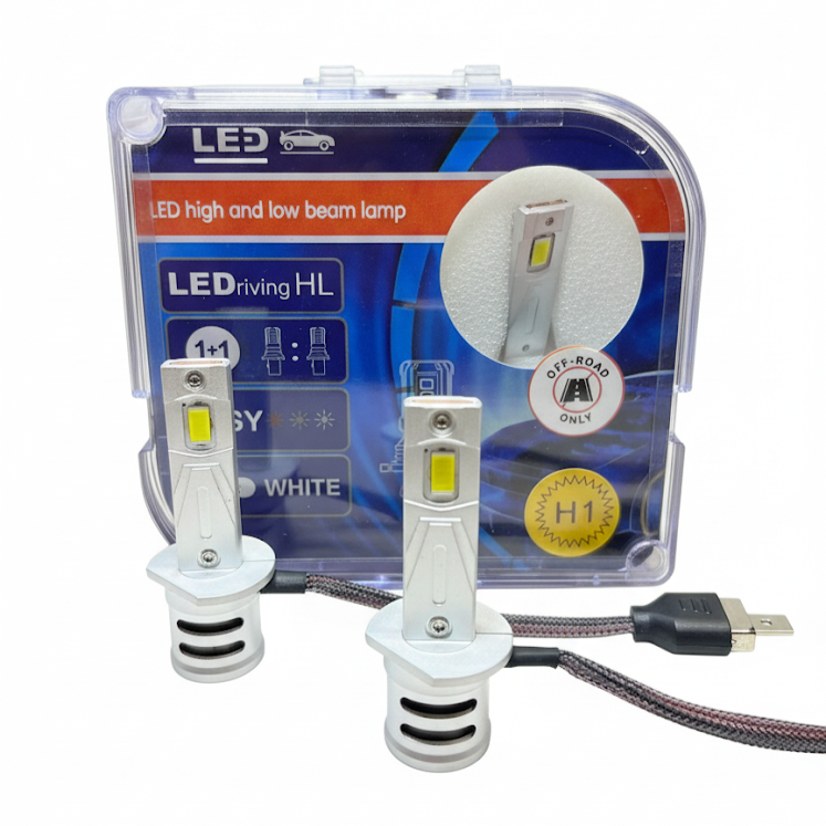 Комплект лед крушки H1 36W 36000Lm 6000K DC 9-36V Plug&Play M7 BEAMLIX 2Бр.