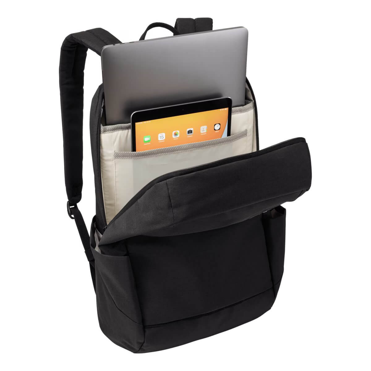 РАНИЦА ЗА ЛАПТОП 15.6 20L TLBP216 LITHOS THULE - ЧЕРНА