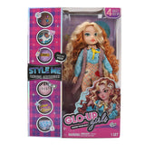 Модна кукла GLO-UP Girls (Style Me) – Творчески моден салон с кристали, стикери и аксесоари