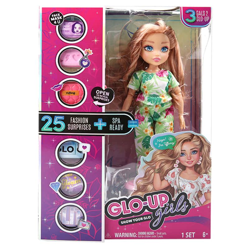 Модна кукла Raya Toys GLO-UP Girls (Show Your Glo) – Интерактивен спа и козметичен салон с над 25 изненади