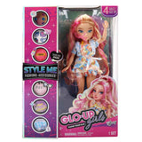 Модна кукла GLO-UP Girls (Style Me) – Творчески моден салон с кристали, стикери и аксесоари